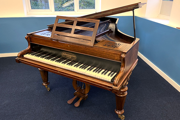 John Broadwood Period Piano Grand in Showroom